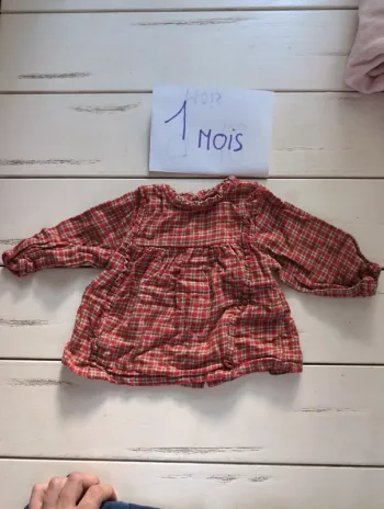 Tunique bébé fille 1 mois