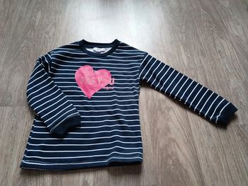 Pull coeur 6 ans