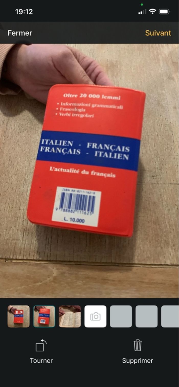 Mini dictionnaire Italien – Français / Français – Italien – Format poche - photo numéro 2