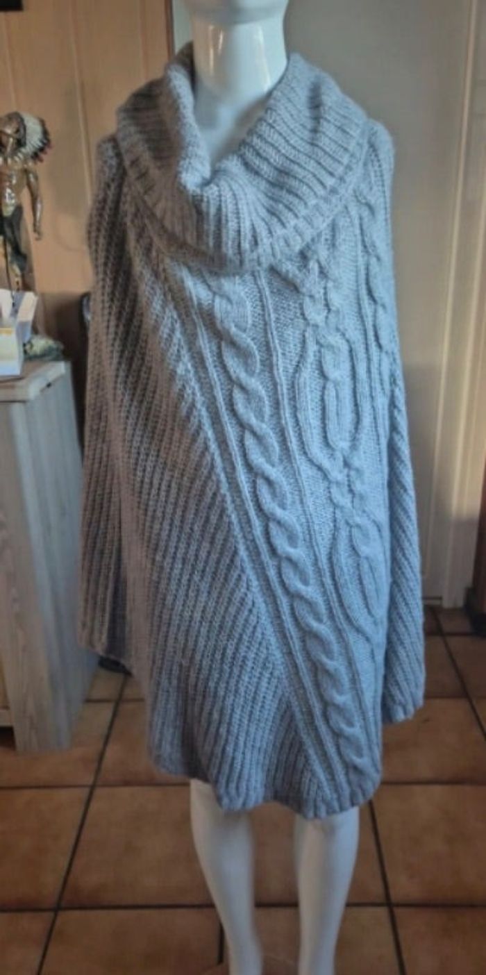 Poncho gris taille unique Zumba