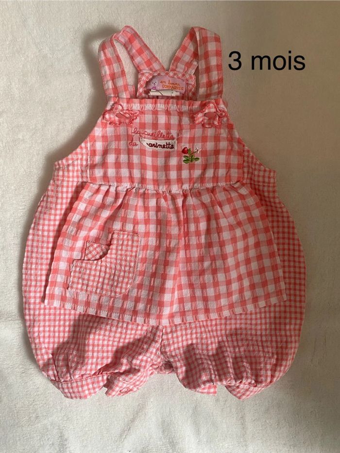 Salopette réglable - taille 3 mois
