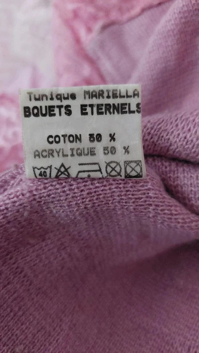 Superbe pull tunique vintage Carolina taille 2 - photo numéro 6