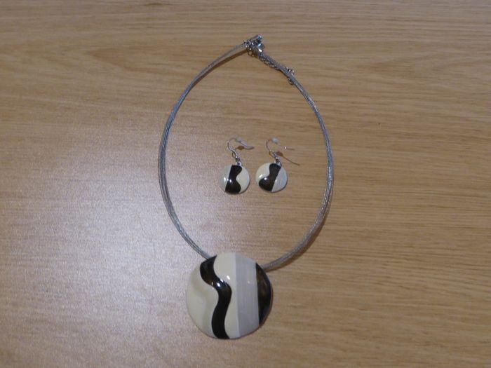 Parure collier + boucles
