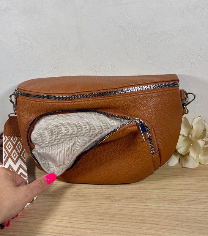 Sac épaule bandoulière neuf très tendance marron - photo numéro 4