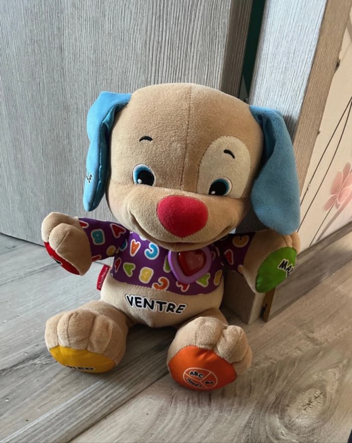 Peluche interactive chien