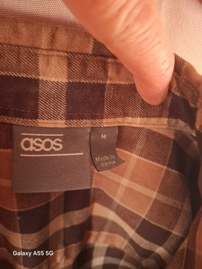 Chemise homme longues manches a carreaux - photo numéro 6