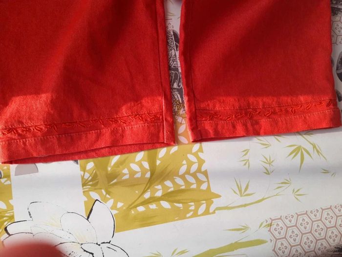 Pantacourt rouge taille  6 - photo numéro 6