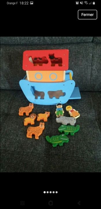 Bateau en bois bébé 