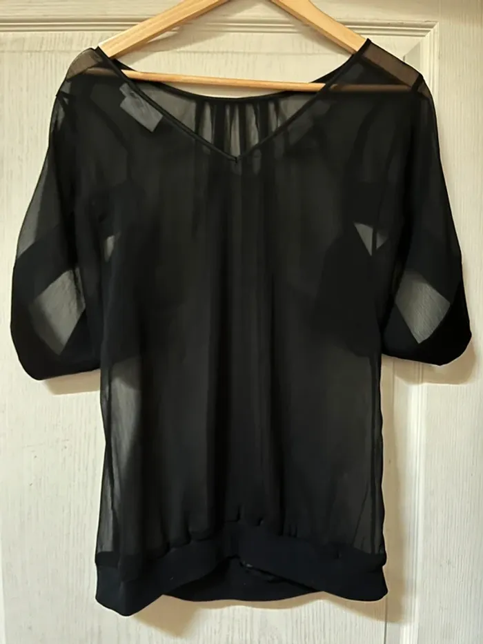 Blouse noire/StMartins/Taille M/ trésor bon état - photo numéro 6