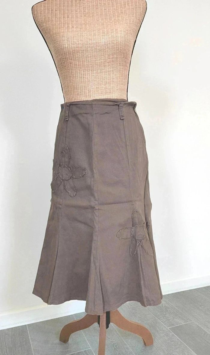30 € Jupe mi longue vintage Cache Cache taille 36