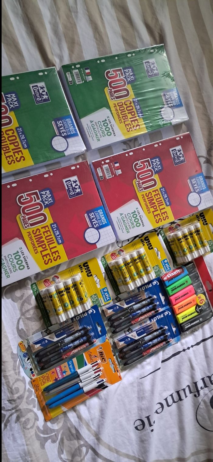Fournitures scolaires
