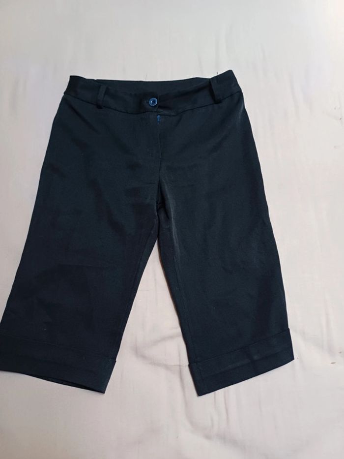 Short bleu foncé bon état taille 36