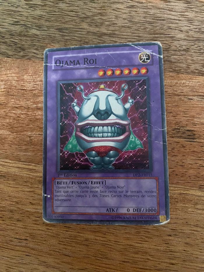 Carte Yu-Gi-Oh! Ojama Roi DP2-FR015 1ère édition
