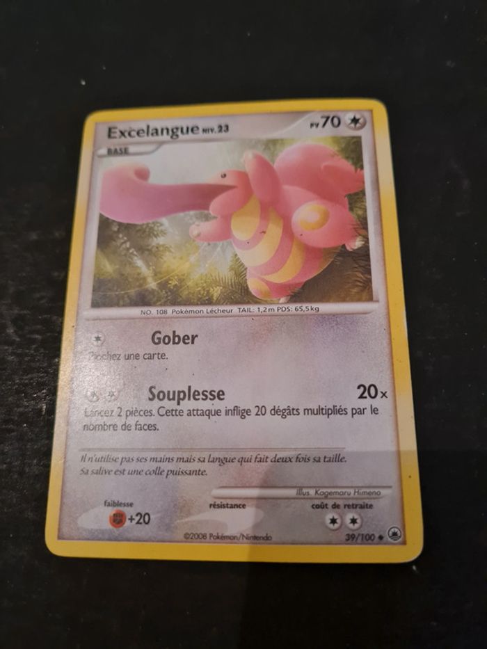 Carte pokémon Excelangue 39/100