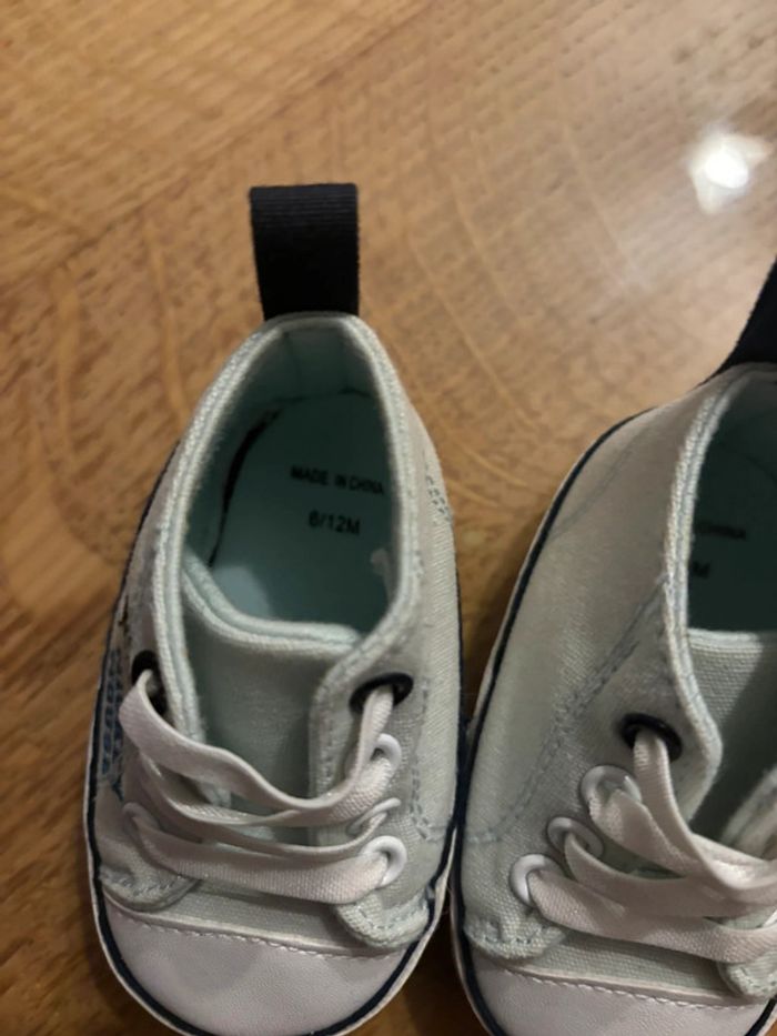 Chaussure garçon vert eau Mickey taille 6/12 mois - photo numéro 3