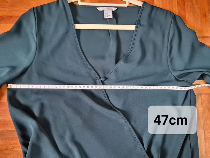 Blouse femme vert petrole Camaïeu T38 - photo numéro 2