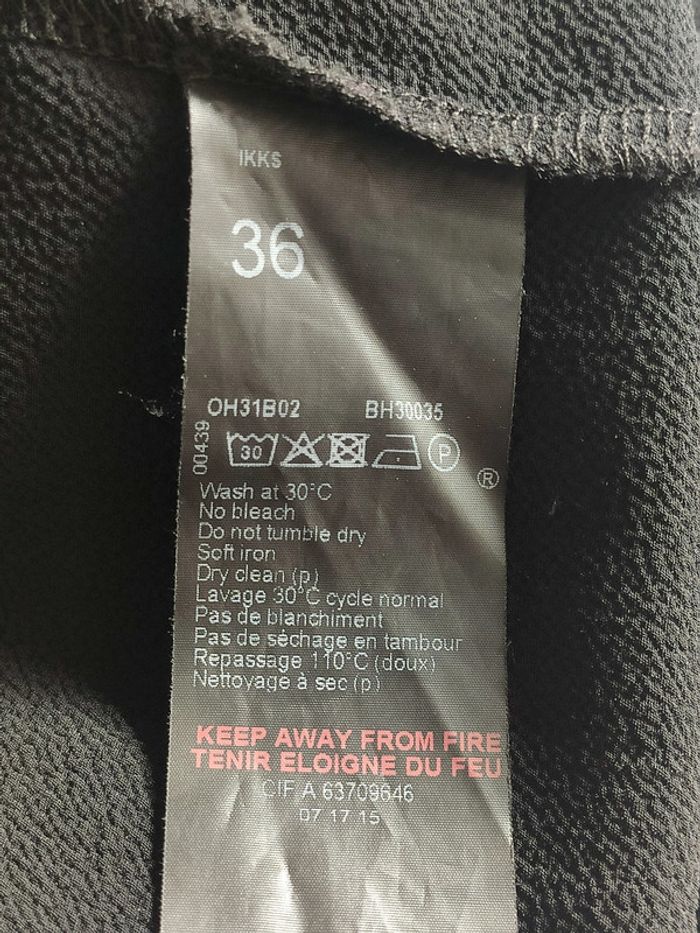 Tunique noire IKKS women cache cœur /jupe portefeuille 36 très bon état - photo numéro 10