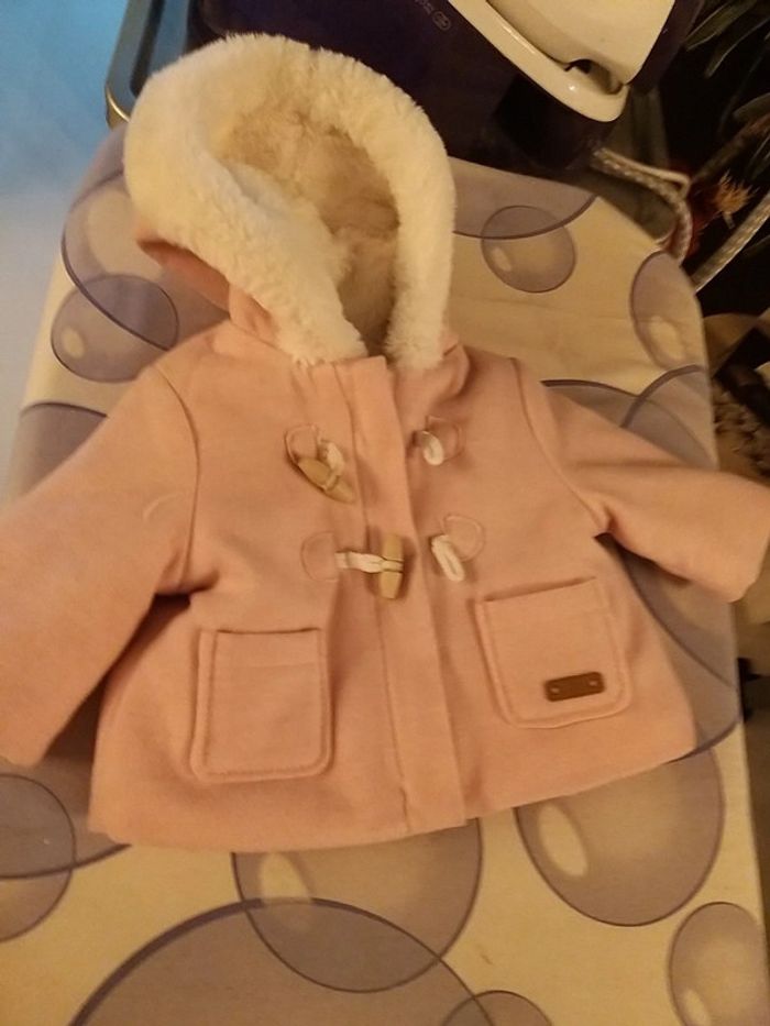 Manteau rose Kiabi