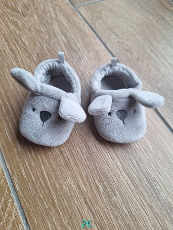 Chaussons bébé lapins 3-6 mois