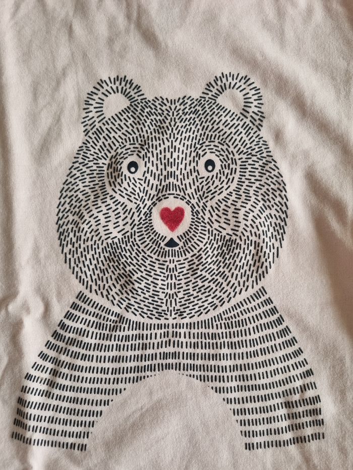 Lot de 2 tee-shirts fille okaïdi 8 ans moutarde et rose claire - photo numéro 7