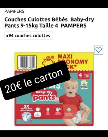 Couches Pampers