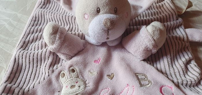 Doudou lapin rose - photo numéro 2