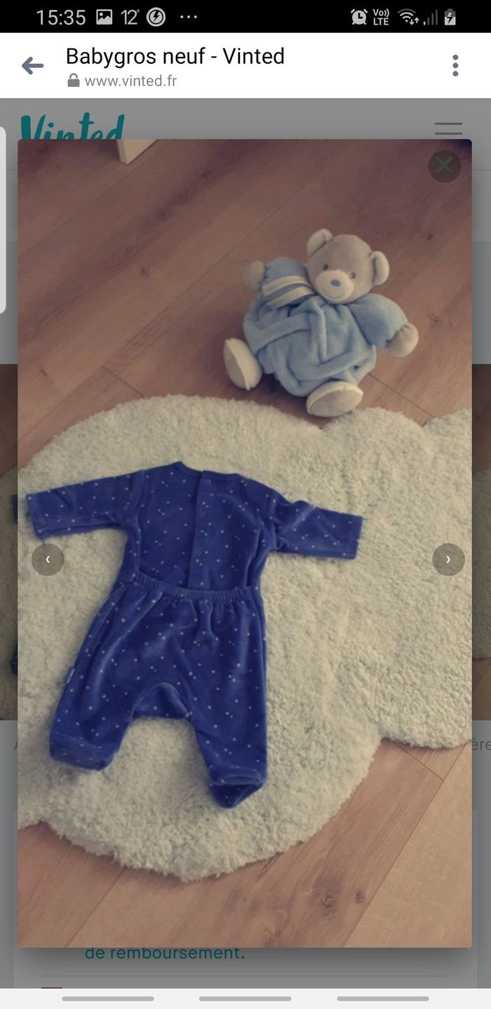 Pyjama velour - photo numéro 2