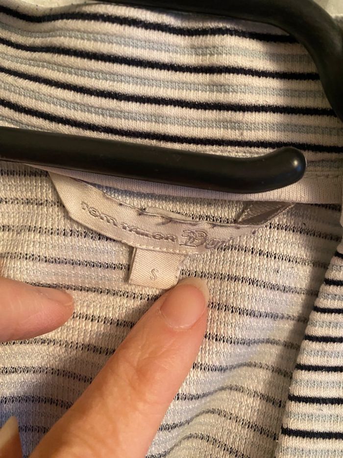 Blazer rayé Tom Tailor Denim Taille S - photo numéro 3