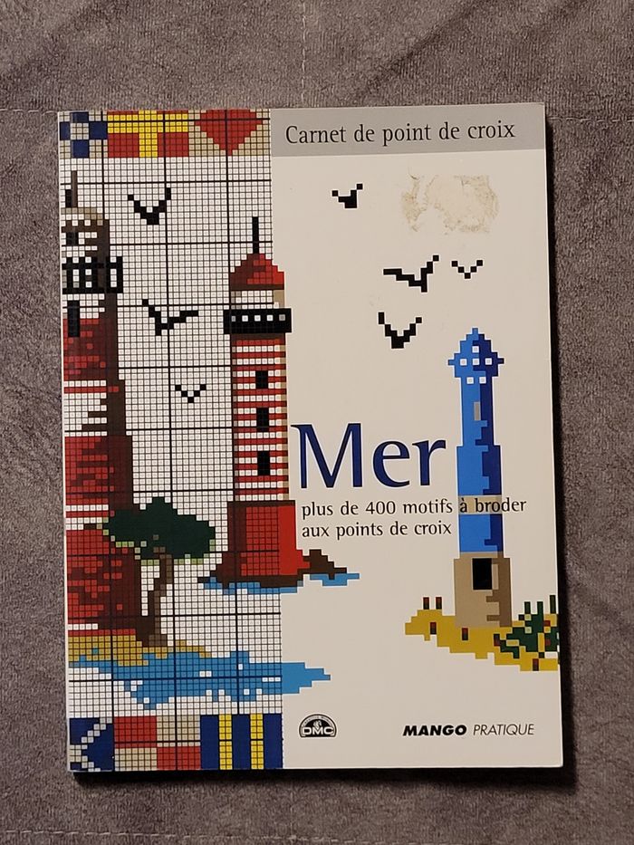 Mer - Plus de 400 motifs à broder aux points de croix Sophie Hélène