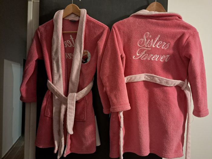Lot de 2 robes de chambre Reine des neiges