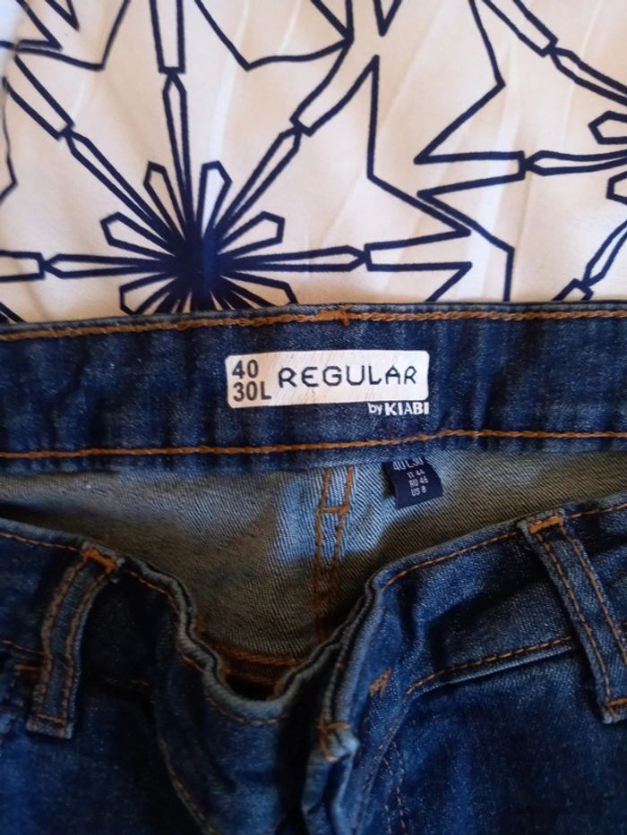Jeans regular 40/30L kiabi - photo numéro 3