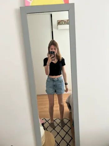 Short en jean kiabi