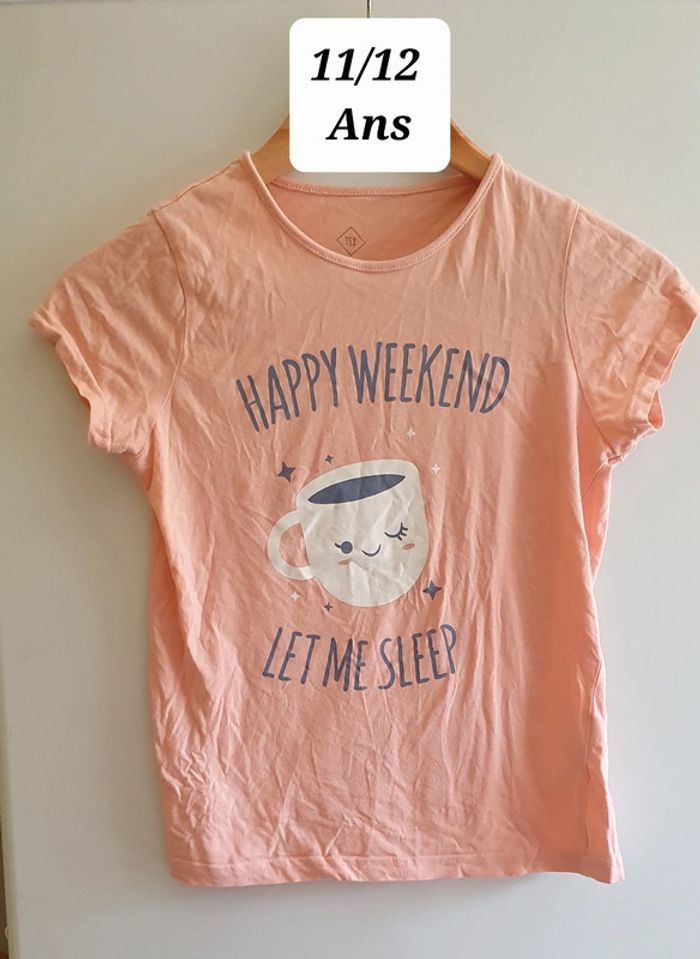 Maillot t-shirt fille 11/12 ans - photo numéro 2