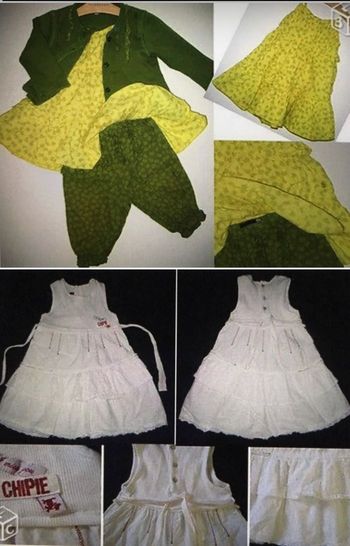 Lot Gilet Pantacourt Robes Jean Bourget Chipie 12 mois