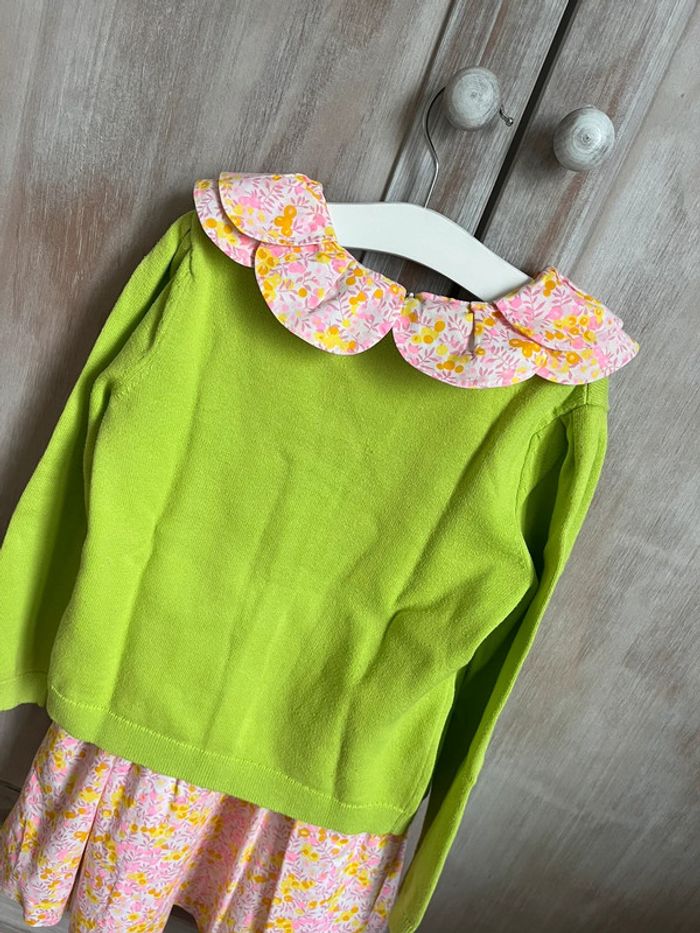 Robe col pétales t. 6 ans - photo numéro 7