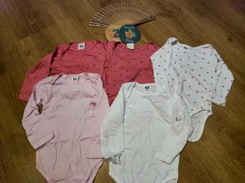 Lot de 5 bodys taille 24 mois