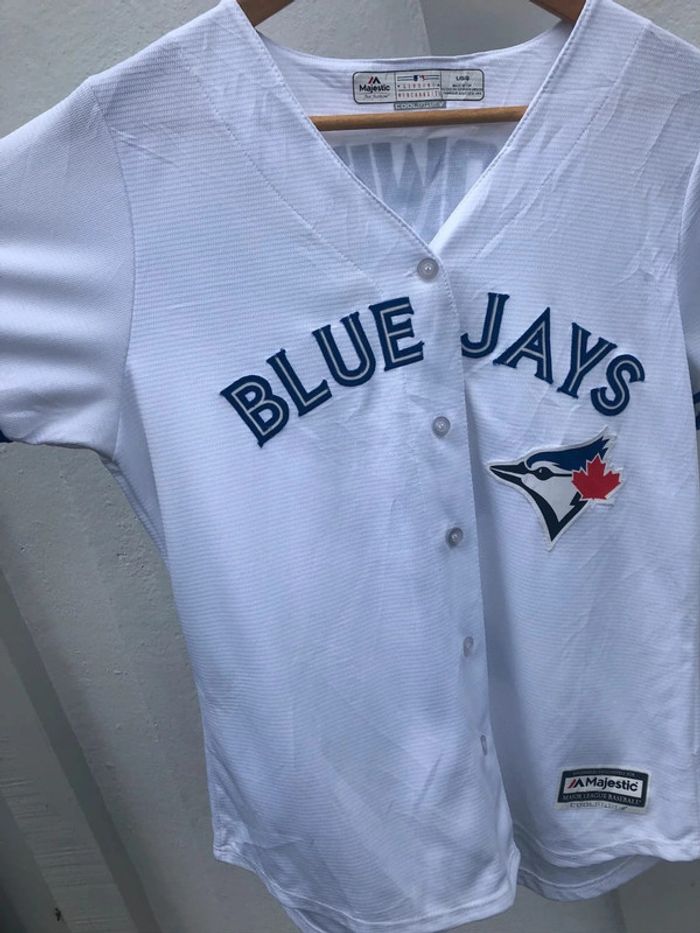 Maillot Majestic Blue Jays Toronto MLB made in USA ! - photo numéro 5