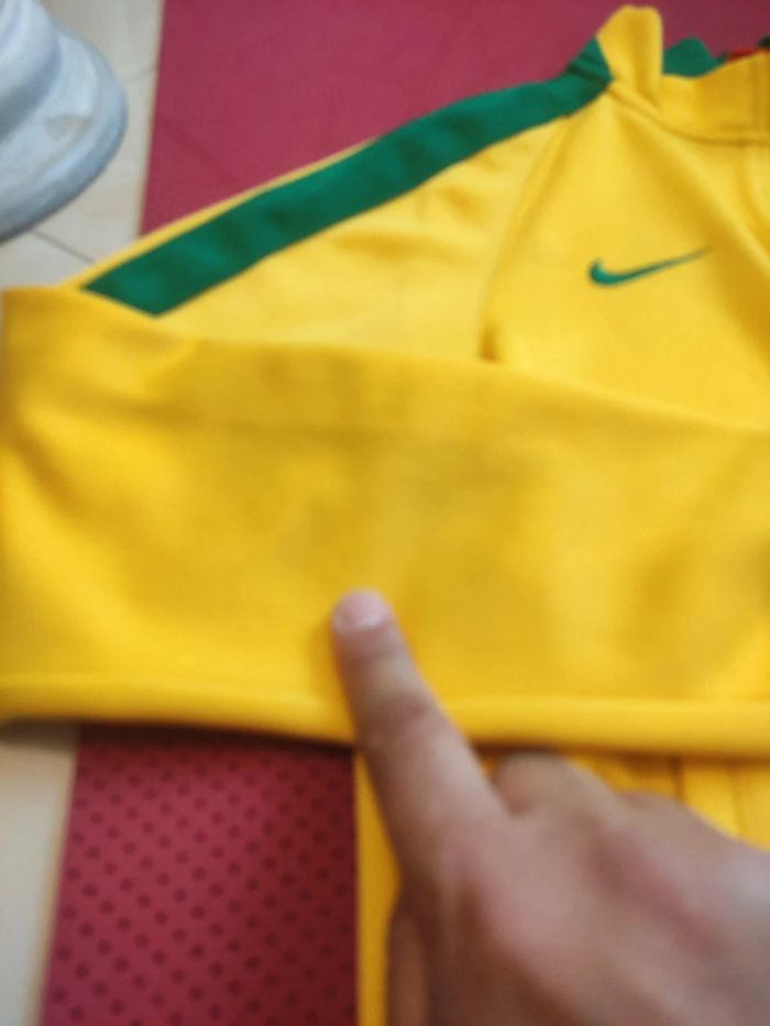 Haut de survêtement Brésil, Nike Authentique Officiel taille enfant 10/12 ans - photo numéro 10