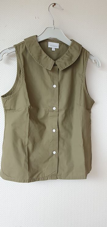 Chemise  fille kaki  14 ans
