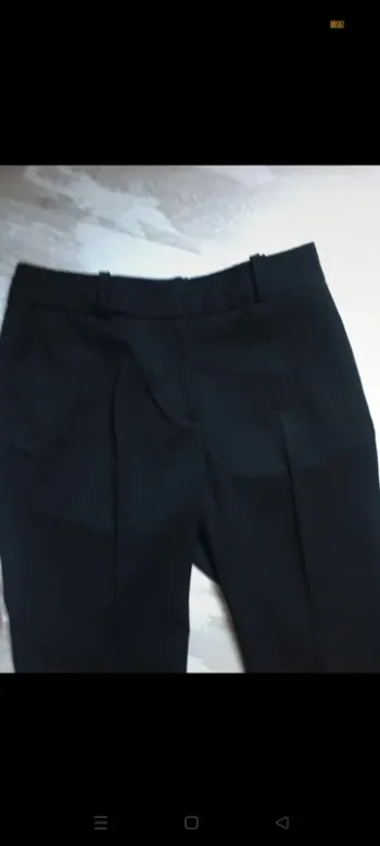 Pantalon de costume / à pli noir flare