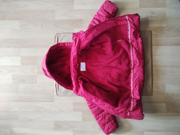 Doudoune fille rouge TAO « HappyWinter" 4 ans/104cm - photo numéro 3
