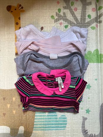 Lot de 4 bodies manches longues