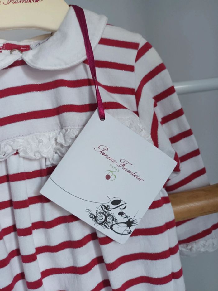 Grenouillère Pomme Framboise 6 mois neuve avec étiquette 🏷 - photo numéro 6