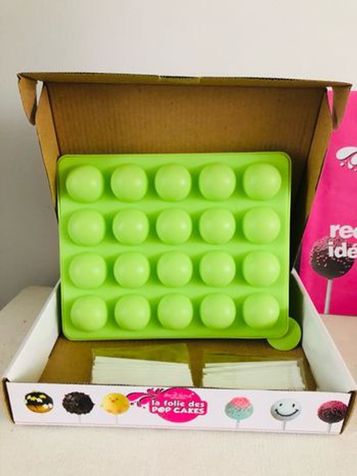 Boîte pop cake moule de cuisson en silicone spécial popcakes - photo numéro 6