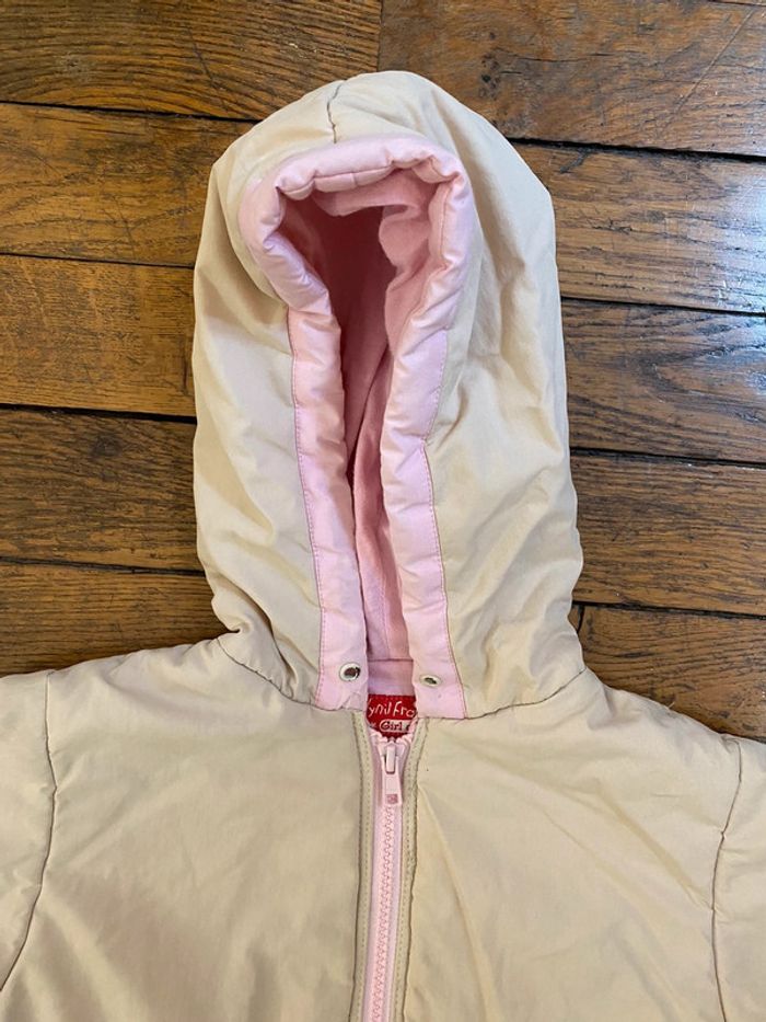 Manteau capuche Vynil Fraise Taille 3 ans - photo numéro 4