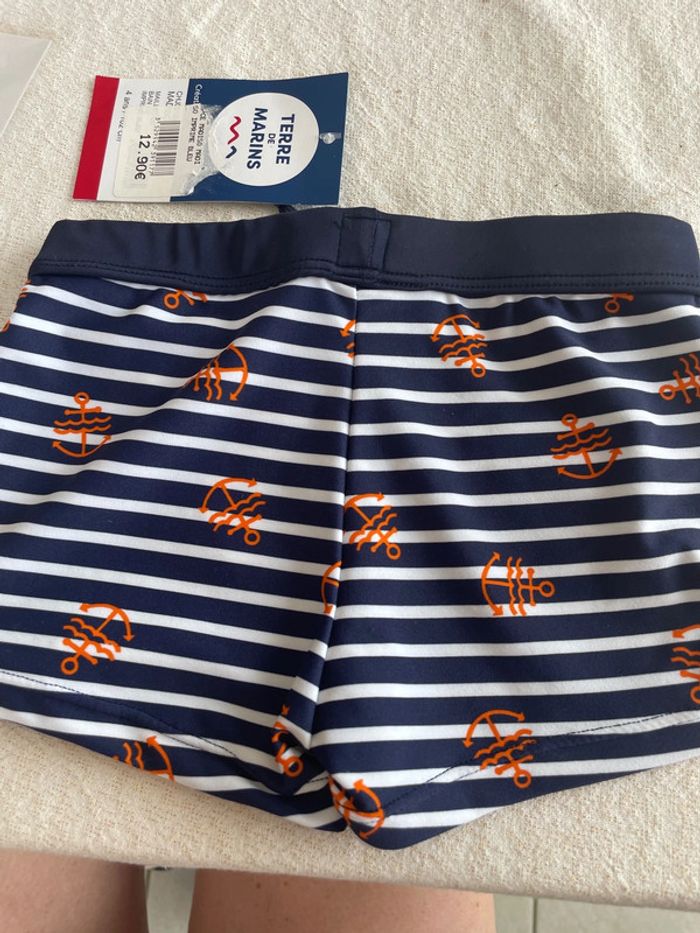 Maillot de bain, terre de marins, quatre ans, neuf - photo numéro 5