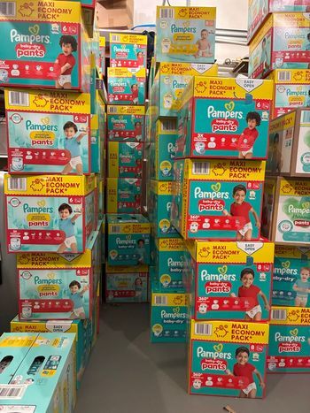 Pampers 21 euros le carton