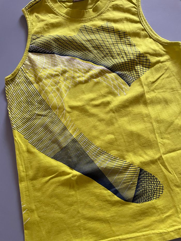 Débardeur garçon Puma jaune fluo 10ans - photo numéro 2