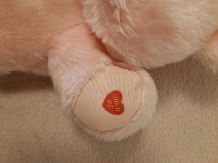 Peluche ours rose qui fait de la lumière - photo numéro 3