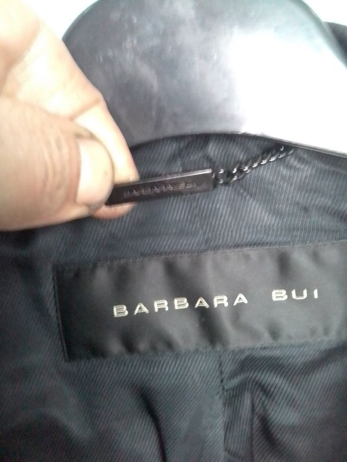 Superbe Veste avec cuir BARBARA BUI - photo numéro 4